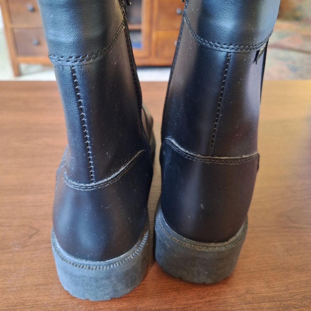 Waterproof Black Boots with Modern Comfort By Huntersbay Size 9 - Picture 4 of 7